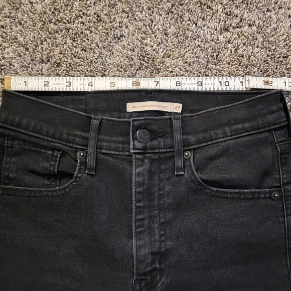 Levi's Mile High Super Skinny Jeans - 27 - Picture 7 of 9